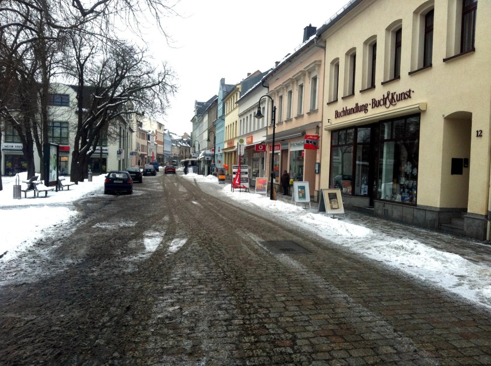 verkehrsberuhigter Bereich mit Blick Richtung Altmarkt