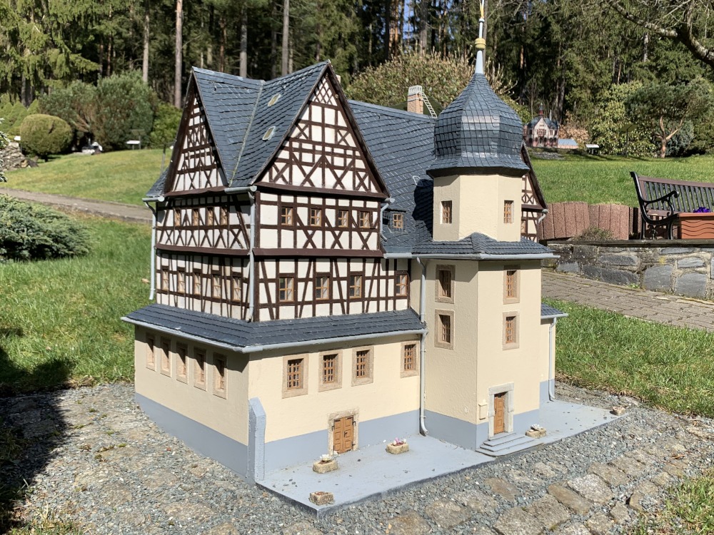Modell vom Schloss Treuen