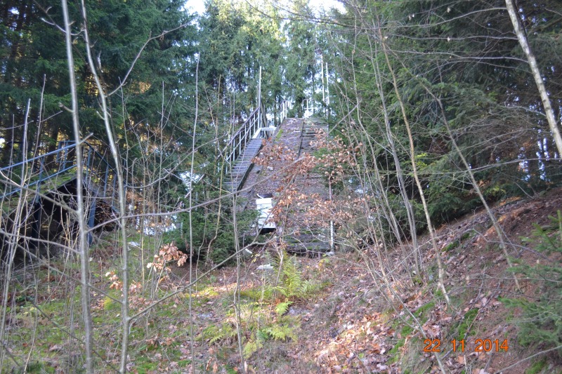 Schallerbachschanze Auerbach/Vogtl./Brunn: Groe Schanze und kleine Schanze